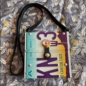 License plate purse